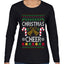 Christmas Cheer, Ugly Christmas Sweater Womens Graphic Long Sleeve T-Shirt