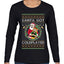 Santa Got Coldplayed, Ugly Christmas Sweater Womens Graphic Long Sleeve T-Shirt