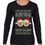 Christmas Festivi-Titties Are My Favorite, Ugly Christmas Sweater Womens Graphic Long Sleeve T-Shirt