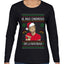 El Mas Chismoso De La Navidad, Ugly Christmas Sweater Womens Graphic Long Sleeve T-Shirt
