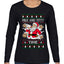 Milk And Titty Time, Ugly Christmas Sweater Womens Graphic Long Sleeve T-Shirt