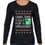 Oh... This Calls for A Spreadsheet, Ugly Christmas Sweater Womens Graphic Long Sleeve T-Shirt