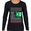 Ohh This Calls For A Spreadsheet Office, Ugly Christmas Sweater Womens Graphic Long Sleeve T-Shirt