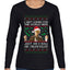 I Ain't Asking For the World Here, Just An 8 Ball and 2 Million Dollars, Ugly Christmas Sweater Womens Graphic Long Sleeve T-Shirt