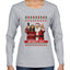 Birthday Boy Jesus, Ugly Christmas Sweater Womens Graphic Long Sleeve T-Shirt