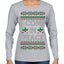 I Come in Peace Ugly Christmas Sweater Womens Graphic Long Sleeve T-Shirt