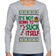 It's Not Going to Suck Itself Funny Candy Cane Ugly Christmas Sweater Womens Graphic Long Sleeve T-Shirt
