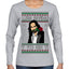 Llega Navidad Y Yo Sin Ti Christmas Is Coming Marco Ugly Christmas Sweater Womens Graphic Long Sleeve T-Shirt