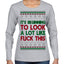 It's Beginning to Look a Lot Like Fuck This Funny Ugly Christmas Sweater Womens Graphic Long Sleeve T-Shirt