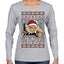 Come Out to the Coast Have a Few Laughs Die Hard McClane Ugly Christmas Sweater Womens Graphic Long Sleeve T-Shirt