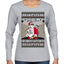 Santa Claus In My Christmas Era Xmas Ugly Christmas Sweater Womens Graphic Long Sleeve T-Shirt