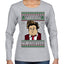 Ho Ho Holy Schnikes Funny 90s Classic Tommy Boy Movie Ugly Christmas Sweater Womens Graphic Long Sleeve T-Shirt