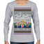Merry Christmas and a MAGA New Year 2025 Ugly Christmas Sweater Womens Graphic Long Sleeve T-Shirt