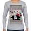 Put the Cookies Down Make America Healthy Again RFK Ugly Christmas Sweater Womens Graphic Long Sleeve T-Shirt