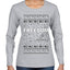 Freedom, Charlie Kirk Political Activist, Right Wing, Ugly Christmas Sweater Womens Graphic Long Sleeve T-Shirt