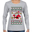 Milk And Cookie Time Christmas Sweater, Ugly Christmas Sweater Womens Graphic Long Sleeve T-Shirt