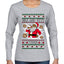 Milk And Titty Time Christmas Sweater, Ugly Christmas Sweater Womens Graphic Long Sleeve T-Shirt