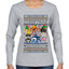 Christmas Brainrot, Ugly Christmas Sweater Womens Graphic Long Sleeve T-Shirt
