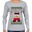 Jingle My Bells, Ugly Christmas Sweater Womens Graphic Long Sleeve T-Shirt