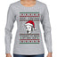 Thought I'd Wear My Best Suit Ed Gein, Ugly Christmas Sweater Womens Graphic Long Sleeve T-Shirt