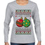 Big and Bobbing, Funny Ugly Christmas Sweater Womens Graphic Long Sleeve T-Shirt