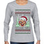 So Good He Came Twice, Ugly Christmas Sweater Womens Graphic Long Sleeve T-Shirt
