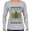 Es Navidad Putos, Ugly Christmas Sweater Womens Graphic Long Sleeve T-Shirt