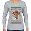 Make Me Crumb, Ugly Christmas Sweater Womens Graphic Long Sleeve T-Shirt