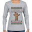 Official Gingerbread Taster, Ugly Christmas Sweater Womens Graphic Long Sleeve T-Shirt