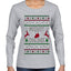 Merry Drunk, Ugly Christmas Sweater Womens Graphic Long Sleeve T-Shirt