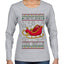 I Like To Jingle Her Bells, Ugly Christmas Sweater Womens Graphic Long Sleeve T-Shirt