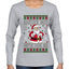Santa's Got 6 7 Gifts For Me, Ugly Christmas Sweater Womens Graphic Long Sleeve T-Shirt