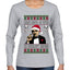 I Made Santa An Offer He Couldn't Refuse Mafia Don, Ugly Christmas Sweater Womens Graphic Long Sleeve T-Shirt