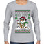 Ice Pimp, Ugly Christmas Sweater Womens Graphic Long Sleeve T-Shirt