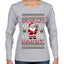 Sugar Daddy Santa, Ugly Christmas Sweater Womens Graphic Long Sleeve T-Shirt
