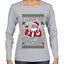 I Love To Stuff Her Stocking, Ugly Christmas Sweater Womens Graphic Long Sleeve T-Shirt