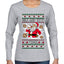 Milk And Titty Time, Ugly Christmas Sweater Womens Graphic Long Sleeve T-Shirt