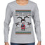 Goopin' Through The Snow Gamer Santa, Ugly Christmas Sweater Womens Graphic Long Sleeve T-Shirt