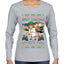 Litters Full Cat, Ugly Christmas Sweater Womens Graphic Long Sleeve T-Shirt