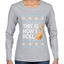 This Is How I Roll Dreidel Hanukkah, Ugly Christmas Sweater Womens Graphic Long Sleeve T-Shirt
