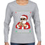Santa Says 6 7 Numbers Meme, Ugly Christmas Sweater Womens Graphic Long Sleeve T-Shirt