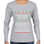 Most Likely To Get Sassy With Santa, Ugly Christmas Sweater Womens Graphic Long Sleeve T-Shirt