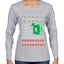 Ohh This Calls For A Spreadsheet Office, Ugly Christmas Sweater Womens Graphic Long Sleeve T-Shirt
