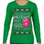 You Can Take Me Hot to Go, Hot Cocoa Viral Song Pop Music Ugly Christmas Sweater Womens Graphic Long Sleeve T-Shirt