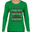 Due to Inflation This is My Ugly Christmas Sweater | Funny Ugly Christmas Sweater Womens Graphic Long Sleeve T-Shirt