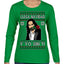 Llega Navidad Y Yo Sin Ti Christmas Is Coming Marco Ugly Christmas Sweater Womens Graphic Long Sleeve T-Shirt