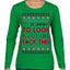 It's Beginning to Look a Lot Like F This Clean Funny Ugly Christmas Sweater Womens Graphic Long Sleeve T-Shirt