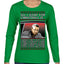 All I Want for Christmas Is 55 Burgers 55 Fries 55 Tacos 55 Pies, Funny Viral I Think Tim TV Show Gen Z Alpha Brainrot Meme Ugly Christmas Sweater Womens Graphic Long Sleeve T-Shirt