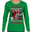 Merry Krampus Naughty Brats | Funny Ugly Christmas Sweater Womens Graphic Long Sleeve T-Shirt