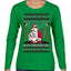 Santa Claus In My Christmas Era Xmas Ugly Christmas Sweater Womens Graphic Long Sleeve T-Shirt